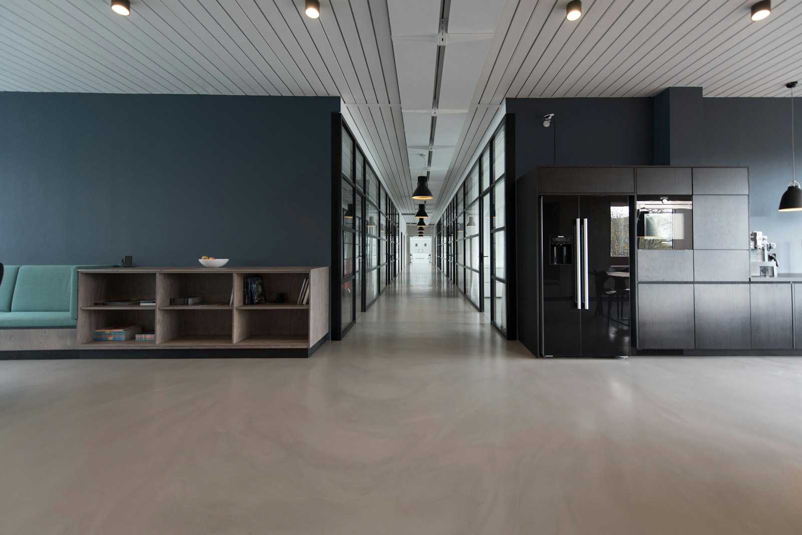 A bright modern office interior